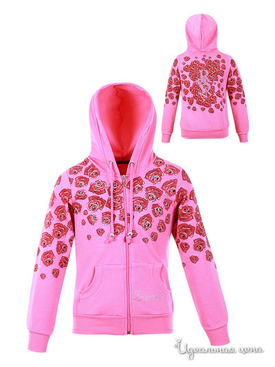 Толстовка Bermini, цвет розовый