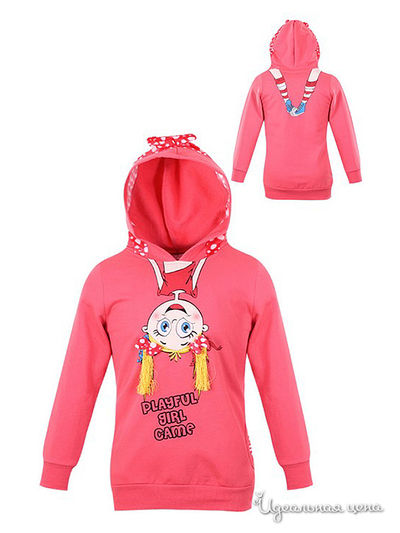 Толстовка Bermini, цвет коралловый