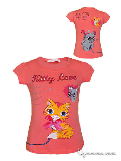 Футболка Bermini, цвет коралловая