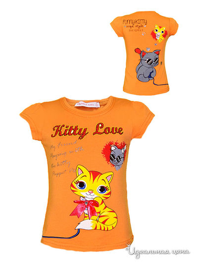 Футболка Bermini, цвет оранжевая