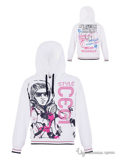 Толстовка Cegisa, цвет белая