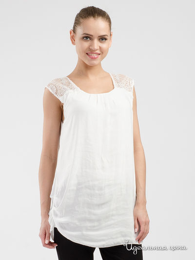 Блуза Please, цвет белый