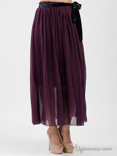 Юбка Paolo Casalini, цвет сиреневый, зеленый