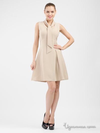 Платье Paolo Casalini, цвет светло-бежевый