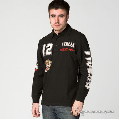 Поло Ed Hardy, цвет цвет черный