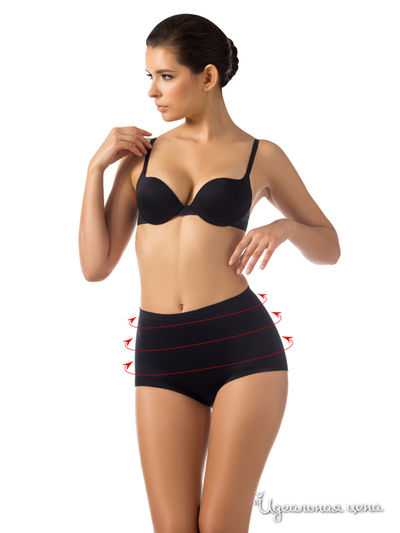 Корректирующие трусы Invisible, цвет чёрный