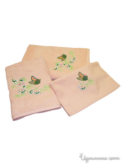 Наборы полотенц TAC, цвет персиковый