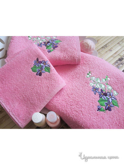 Наборы полотенц TAC, цвет розовый