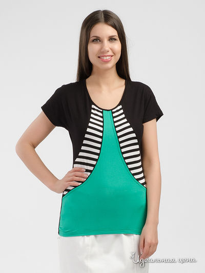 Блуза Top Design, цвет разноцветный