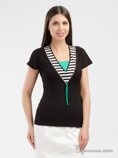 Блуза TOP DESIGN, цвет мультиколор Top Design, цвет разноцветный