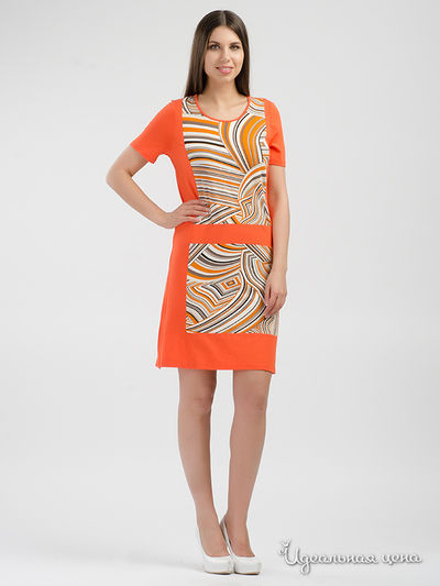 Платье Top Design, цвет Оранжевый