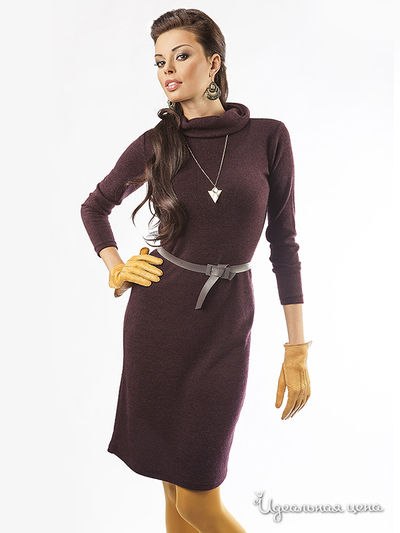 Платье Dea Fiori, цвет темно-фиолетовый