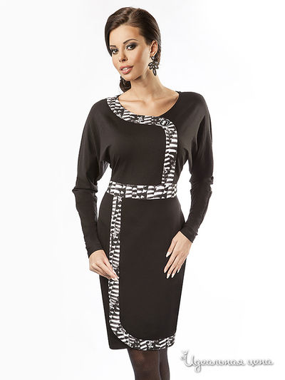 Платье Dea Fiori, цвет Серый/коралл