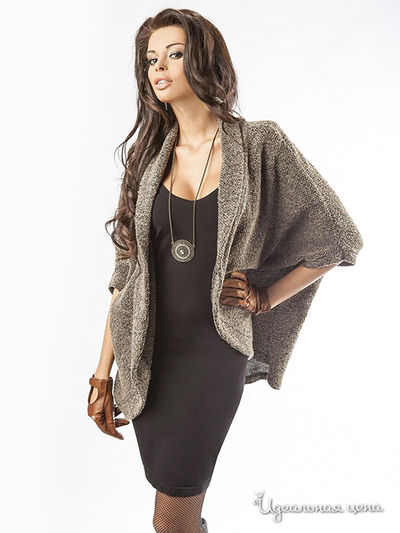 Кардиган Dea Fiori, цвет темно-бежевый