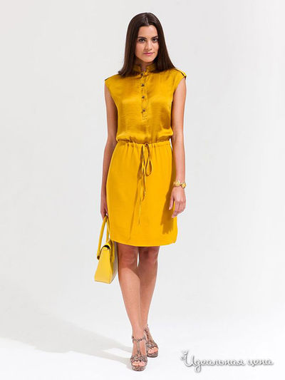 Платье La Vida Rica, цвет горчичный