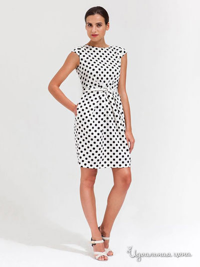 Платье La Vida Rica, цвет белый, черный