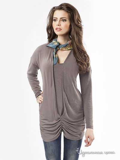 Туника Dea Fiori, цвет бежевый