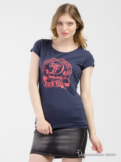 Футболка Tom Tailor, цвет синий 6106