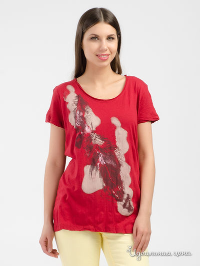 Футболка Tom Tailor, цвет красный 4191