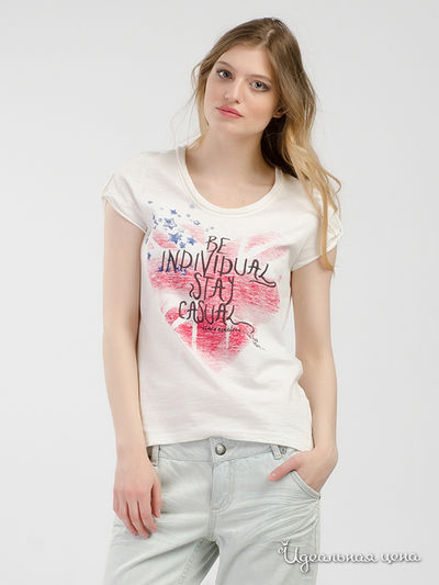 Футболка Tom Tailor, цвет белый 8210