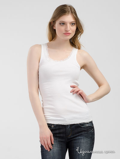 Майка Tom Tailor, цвет белый 2000