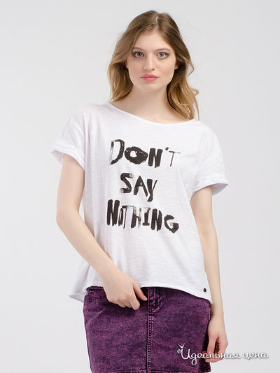 Футболка Tom Tailor, цвет белый 1000