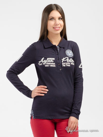 Поло Tom Tailor, цвет синий 6000