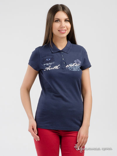 Поло Tom Tailor, цвет синий 6519