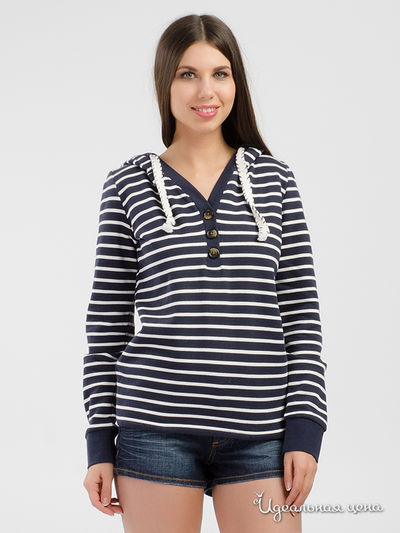 Толстовка Tom Tailor, цвет синий 6106