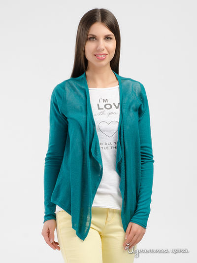 Кардиган Tom Tailor, цвет зеленый 7449