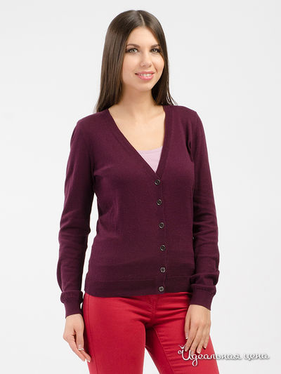 Кардиган Tom Tailor, цвет бордовый 4426
