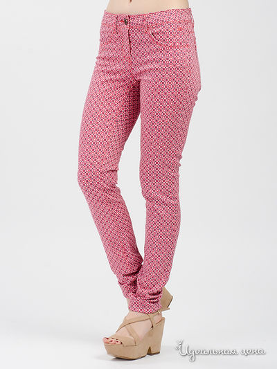 Брюки Tom Tailor, цвет красный 4000