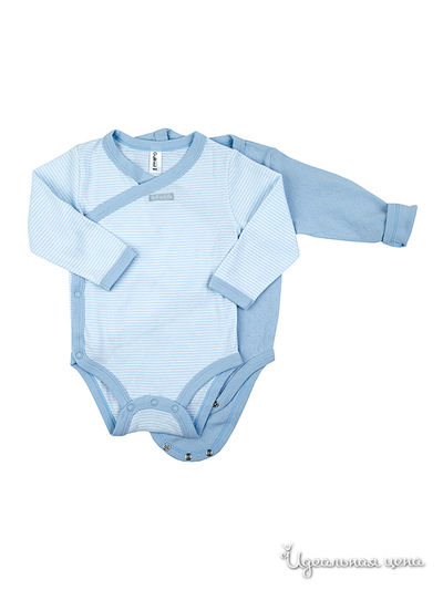 Боди Gulliver, цвет голубое, белое