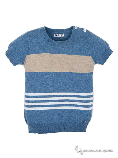 Футболка Gulliver, цвет голубая