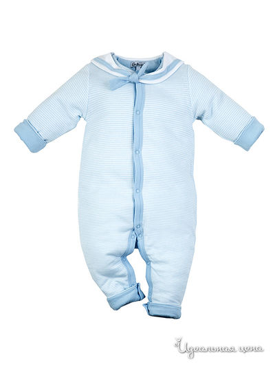 Комбинезон Gulliver, цвет белый, голубой