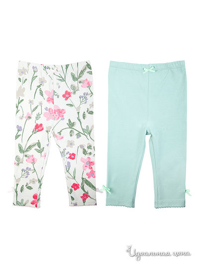 Леггинсы Gulliver, цвет зеленые, мультиколор