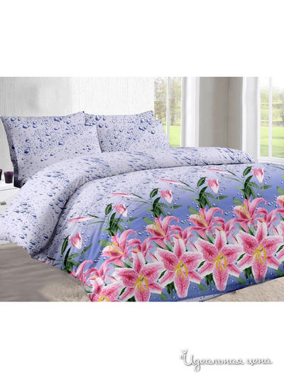 КПБ 1,5-спальный 3D Храмцовский текстиль, цвет сиреневый