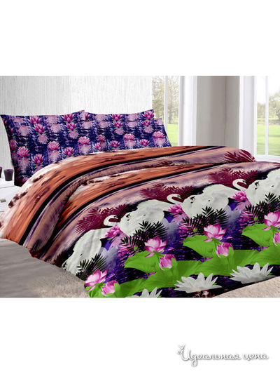 КПБ 1,5-спальный 3D Храмцовский текстиль, цвет мультиколор