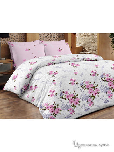 КПБ евро "Орхидея"-1 Храмцовский текстиль, цвет Мультиколор