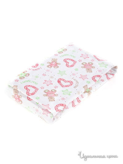 Простынь на резинке 80х120х10 см Храмцовский текстиль, цвет мультиколор