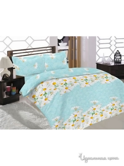 КПБ 1,5-спальный Храмцовский текстиль, цвет голубой
