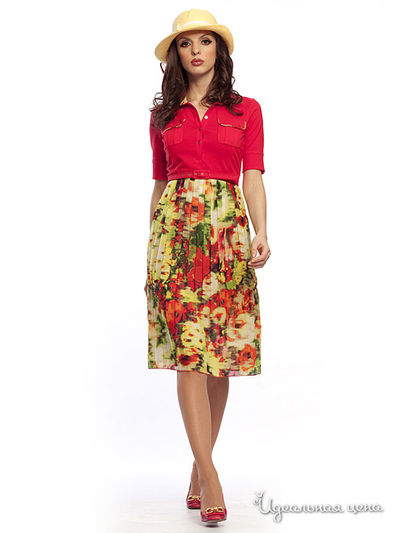 Платье Kensol, цвет Синий/Голубой/Фиолетовый