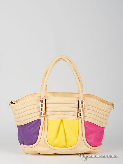 Сумка Blu Style, цвет Бежевый,желтый,фиолетовый