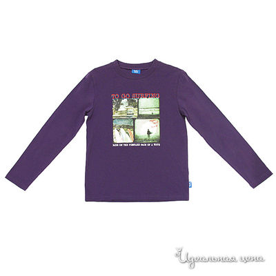 Футболка Button Blue, цвет фиолетовая