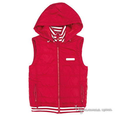 Жилет Button Blue, цвет красный