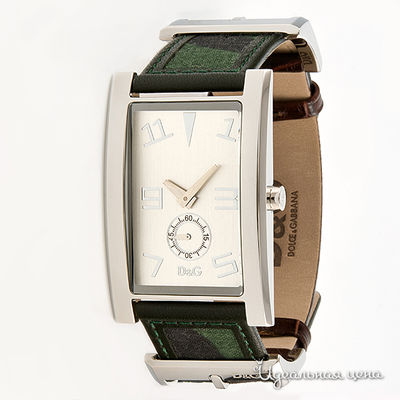 Часы Dolce&Gabbana, цвет цвет хаки / серебро