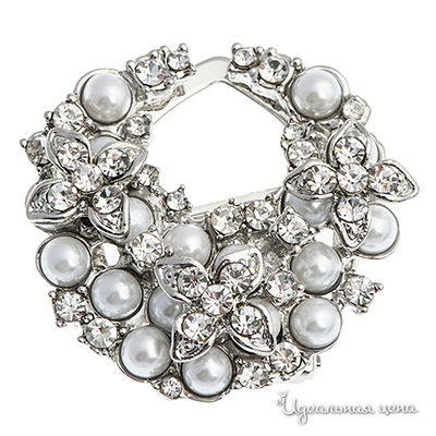 Заколка для платка Migura, цвет серебристый