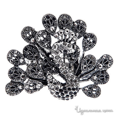 Заколка для платка Migura, цвет темно-серый