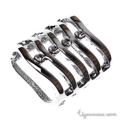 Зажим для платка Migura, цвет Белый,серебрянный