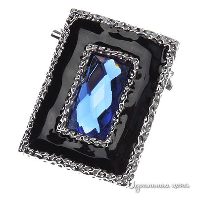 Зажим для платка Migura, цвет Черный,синий,серебрянный